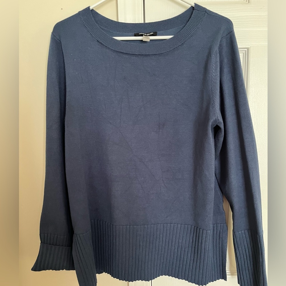 Cable & Gauge Blue Sweater